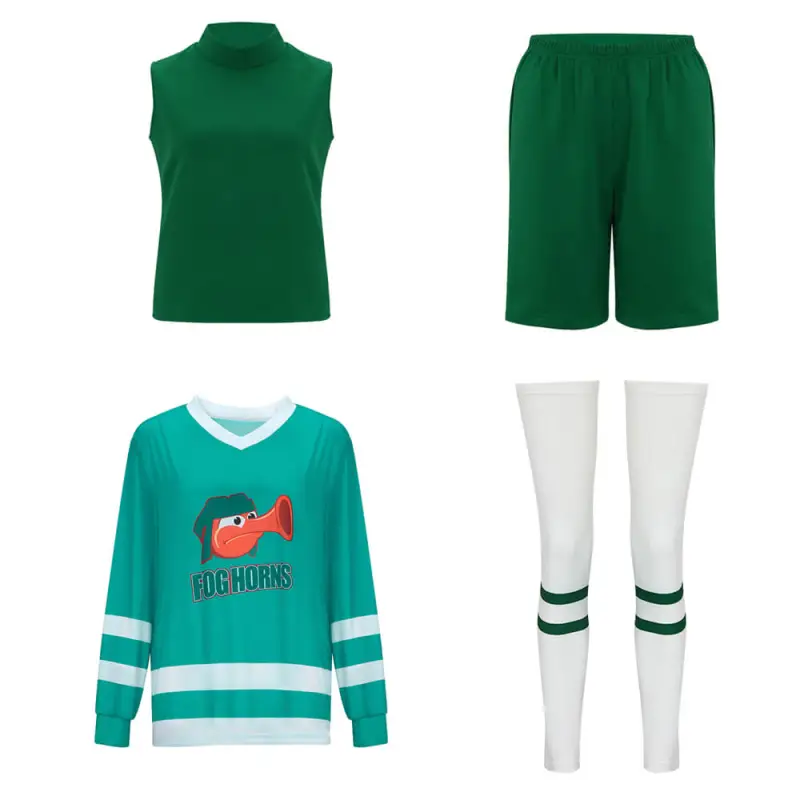 Inside Out 2 Riley Andersen Fog Horns Team Uniform Cosplay Costume Hallowcos