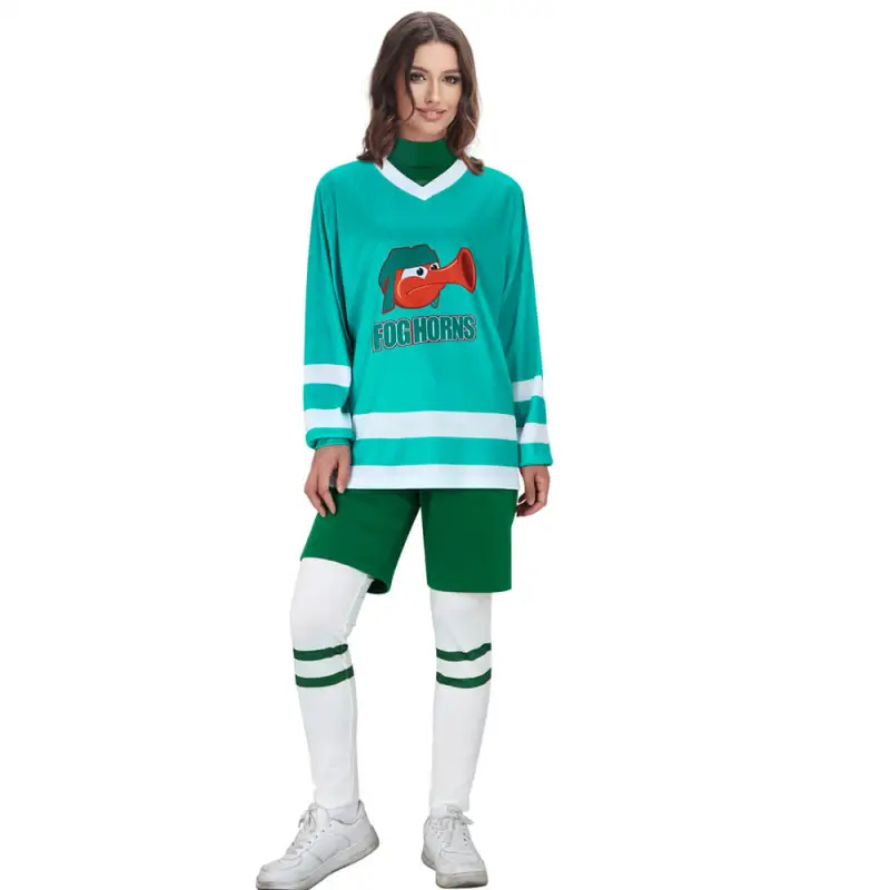 Inside Out 2 Riley Andersen Fog Horns Team Uniform Cosplay Costume Hallowcos
