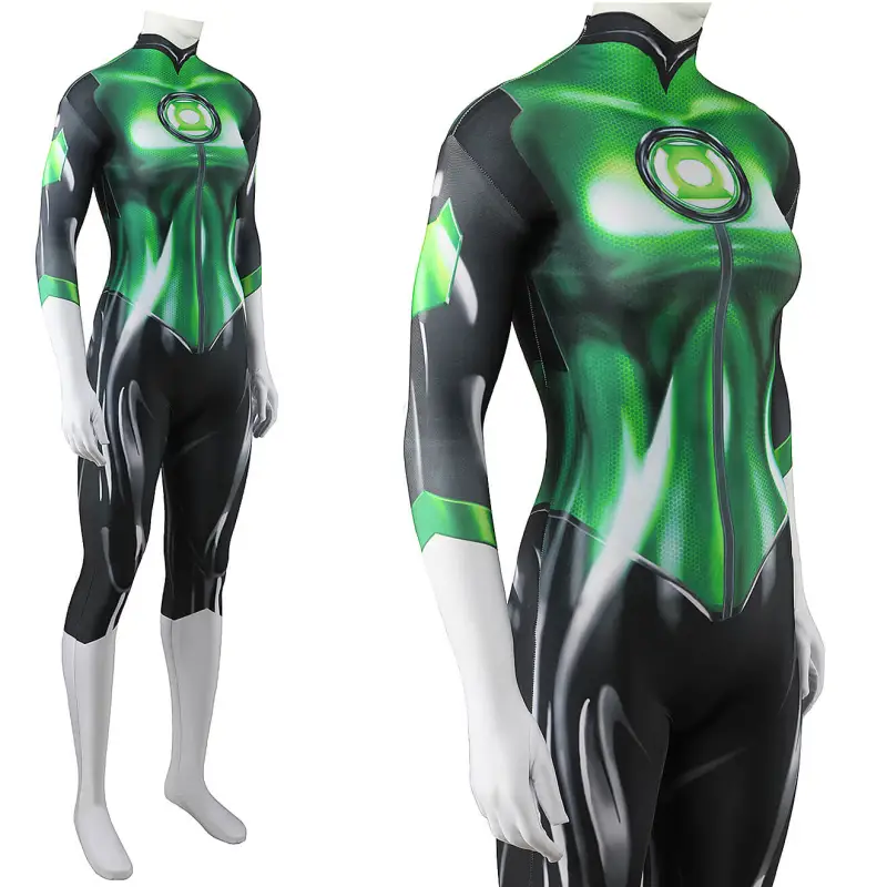 Green Lantern Jessica Cruz Cosplay Costume Hallowcos