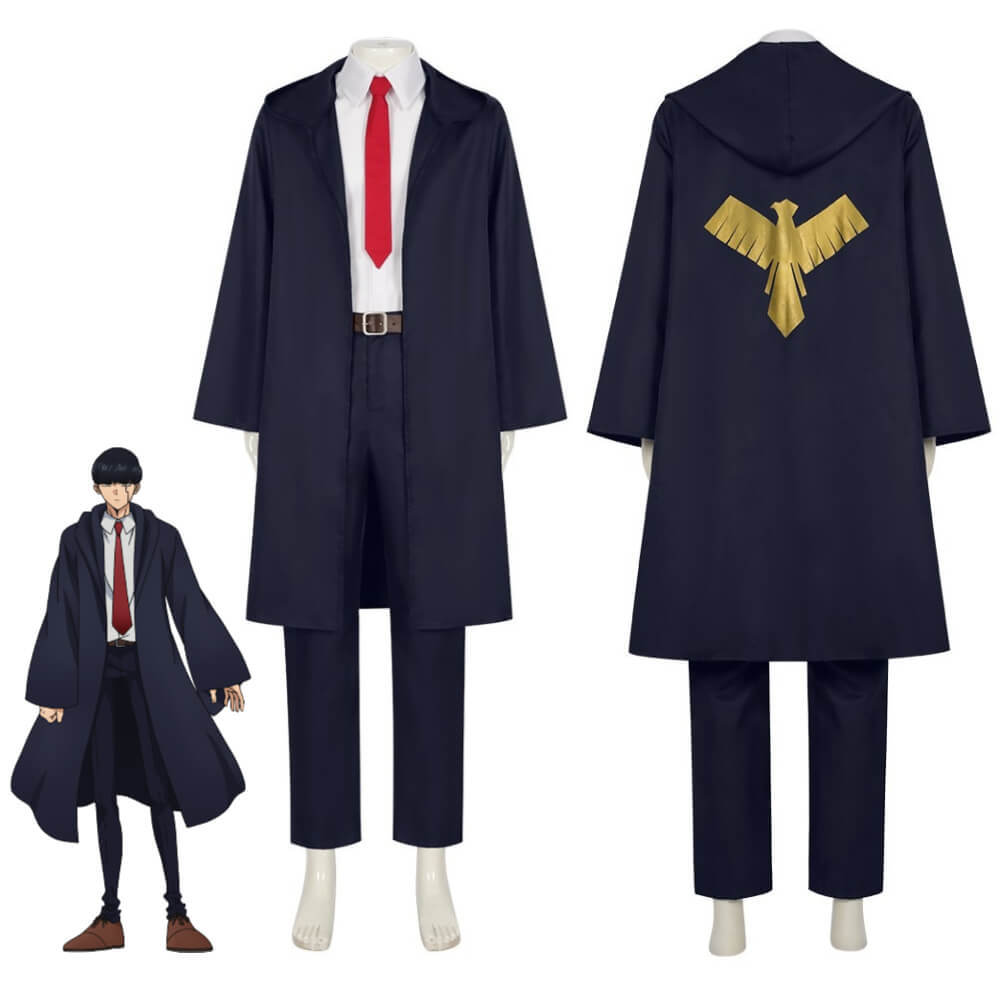 Mashle: Magic and Muscles Mash Burnedead Cosplay Costume Magic Robe Hallowcos