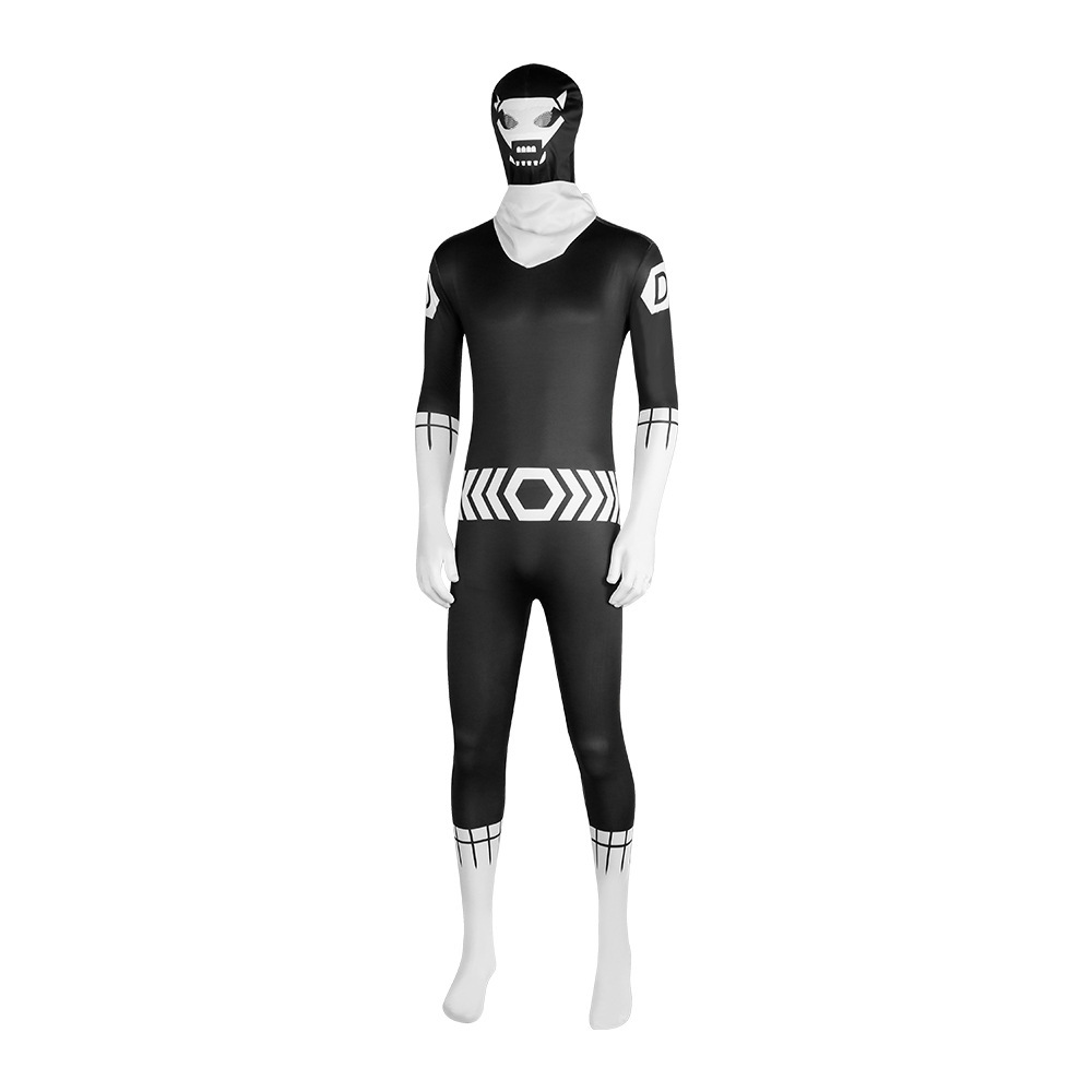 Go! Go! Loser Ranger! Footsoldier D Cosplay Costume Sentai Daishikkaku Hallowcos