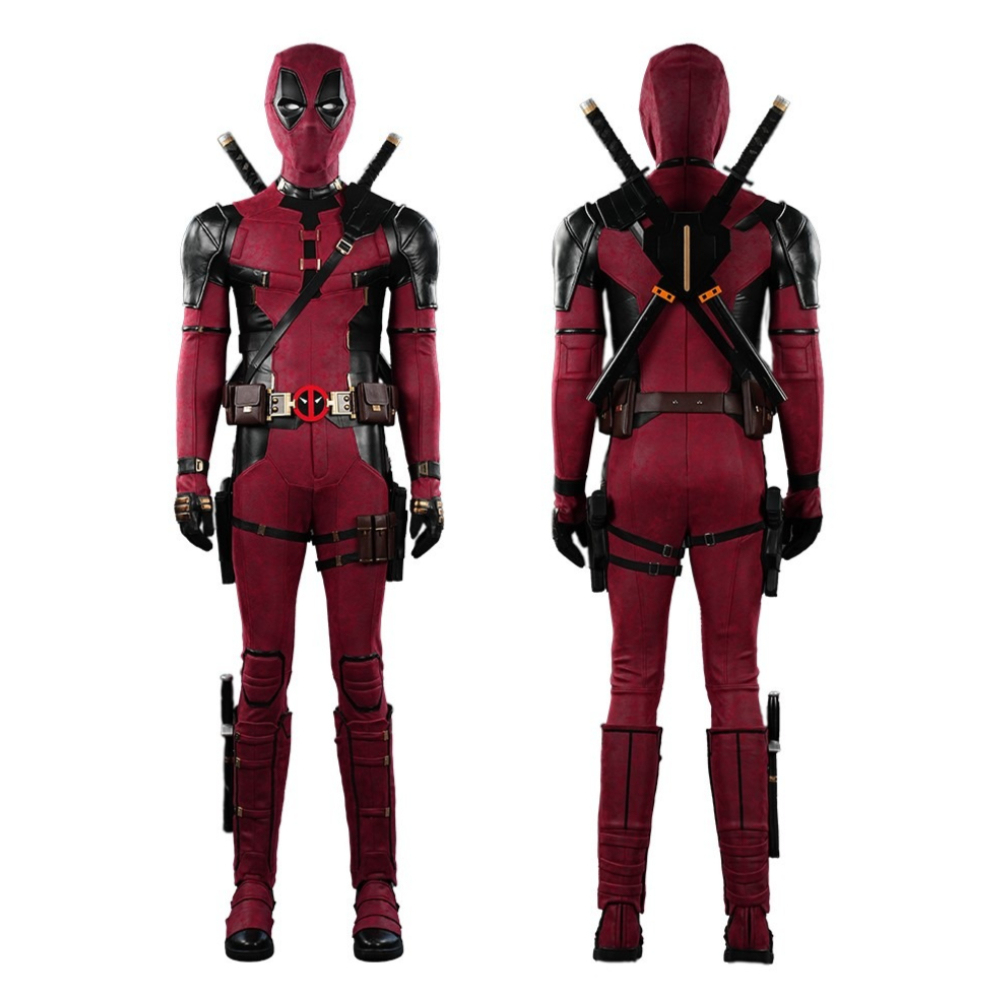 Deadpool 3 Deluxe Costume Deadpool & Wolverine Wade Wilson Halloween Outfits Hallowcos