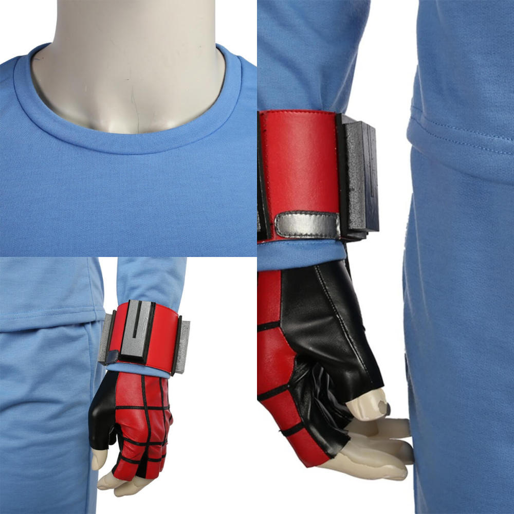 Spider-Man:Homecoming Homemade Suit Peter Parker Cosplay Costume Hallowcos