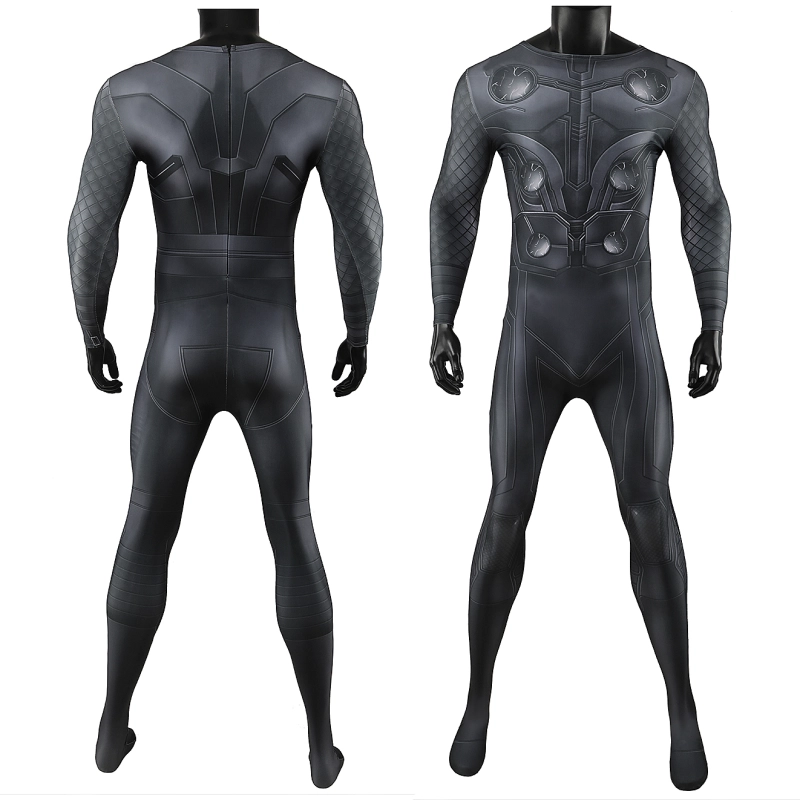 Avengers: Infinity War Thor Cosplay Costume for Men Kids 3D Printing Hallowcos