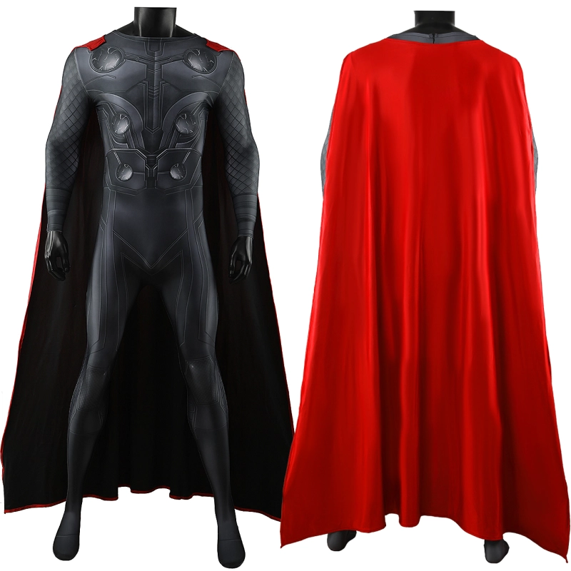 Avengers: Infinity War Thor Cosplay Costume for Men Kids 3D Printing Hallowcos