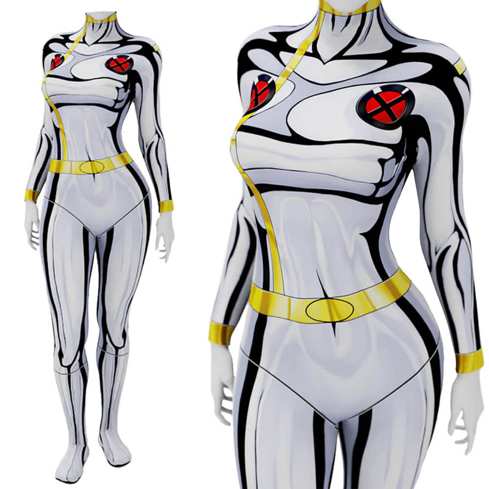X-Men 97 Storm Bodysuit Cosplay Costume for Adults Kids Hallowcos