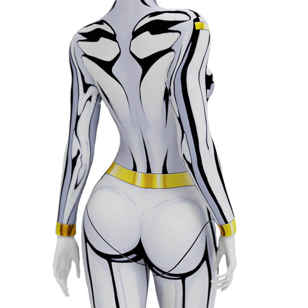 X-Men 97 Storm Bodysuit Cosplay Costume for Adults Kids Hallowcos