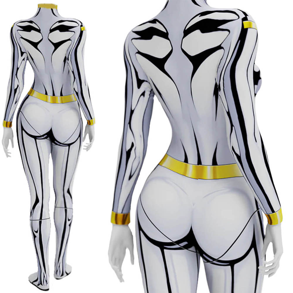 X-Men 97 Storm Bodysuit Cosplay Costume for Adults Kids Hallowcos