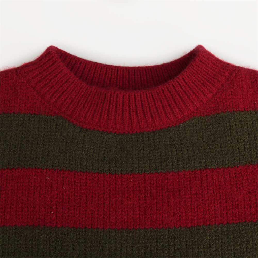 Hallowcos Freddy Krueger Sweater Cosplay Costume A Nightmare on Elm Street (Ready to Ship)