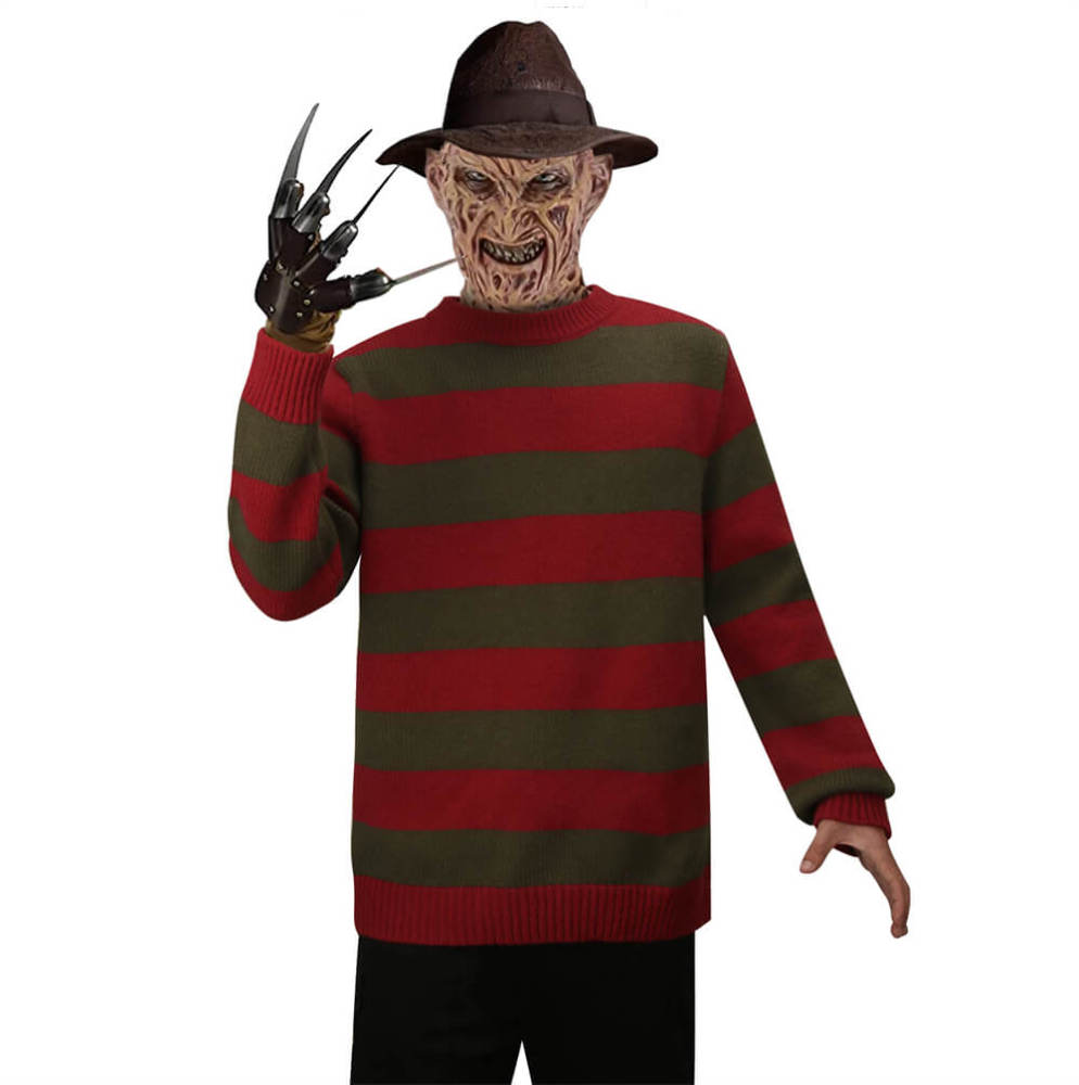 Hallowcos Freddy Krueger Sweater Cosplay Costume A Nightmare on Elm Street (Ready to Ship)