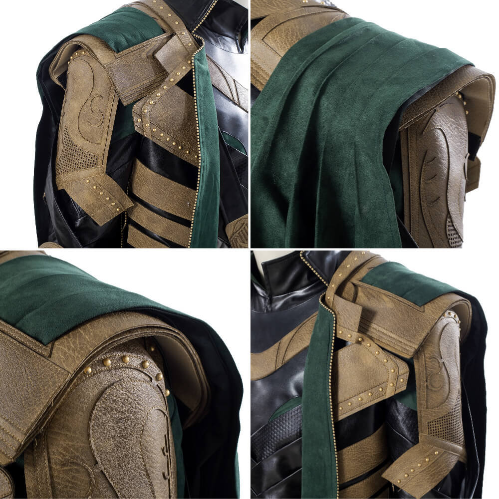 Loki TV Battle Suit Cosplay Costume Hallowcos