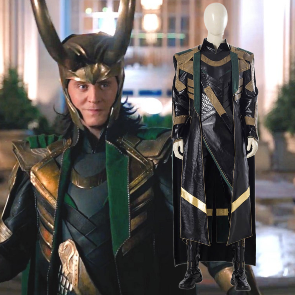 Loki TV Battle Suit Cosplay Costume Hallowcos