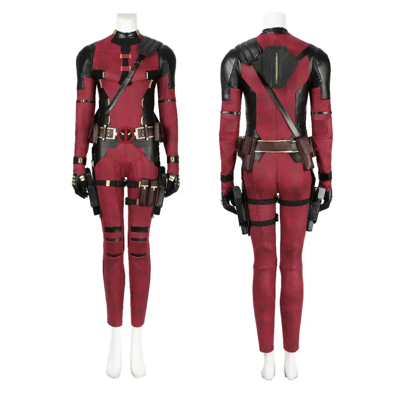 Deadpool & Wolverine Lady Deadpool Cosplay Costume Halloween Outfits Hallowcos