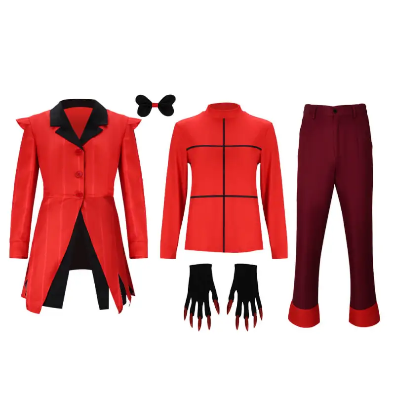 Hazbin Hotel Alastor The Radio Demon Cosplay Costume Upgrade