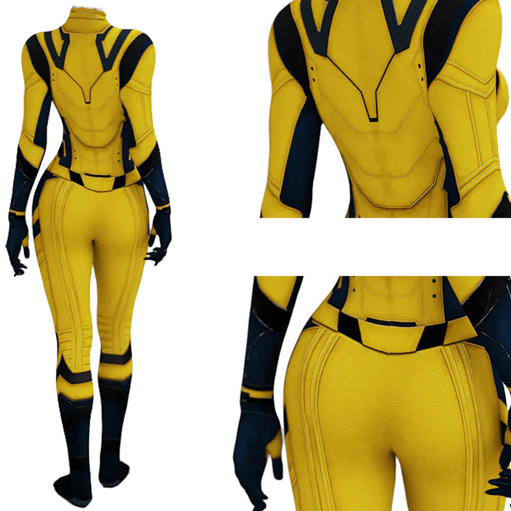 Deadpool 3 Female Wolverine Bodysuit Cosplay Costume