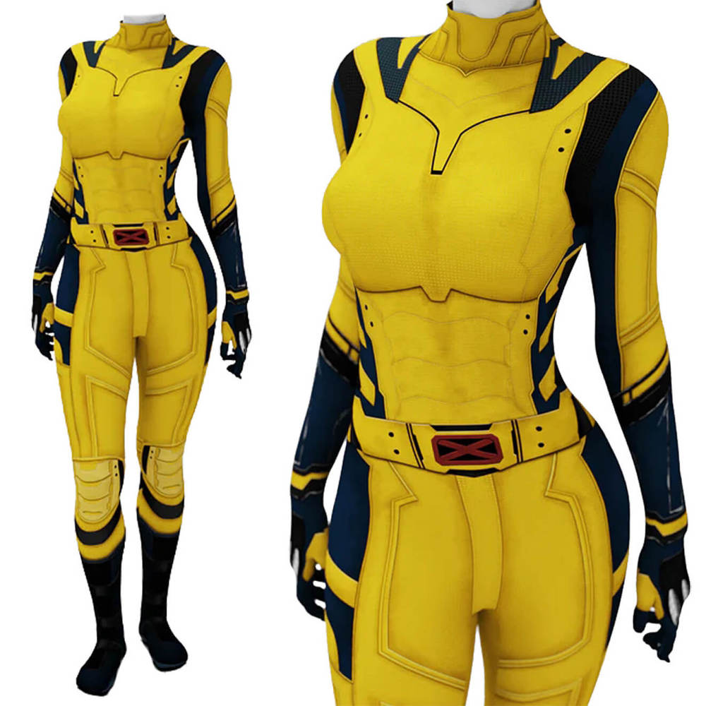 Deadpool 3 Female Wolverine Bodysuit Cosplay Costume
