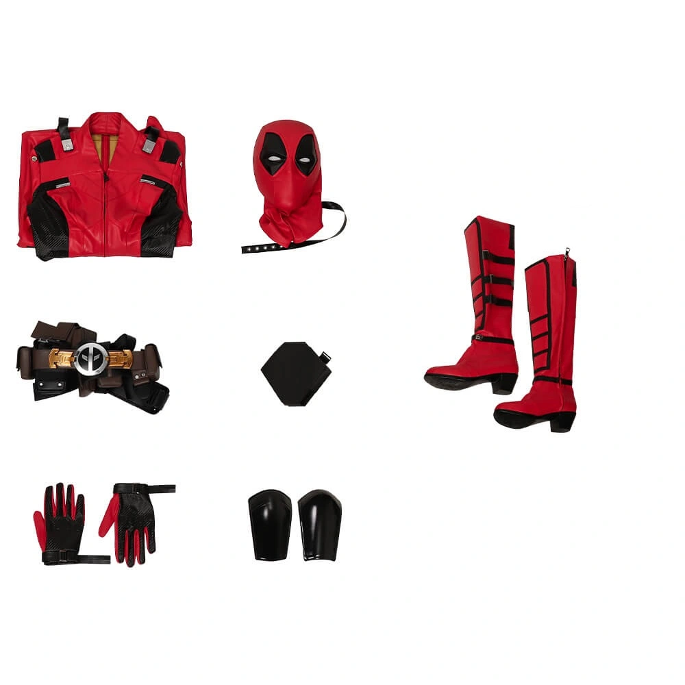 knee length dresses for ladies Female Deadpool Dress Lady Cosplay Costume – Cosplayrr main image 0