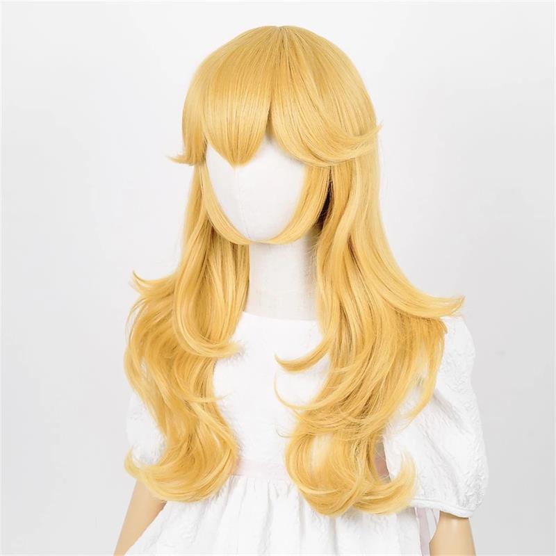 The Super Mario Bros. Movie Princess Peach Cosplay Wig