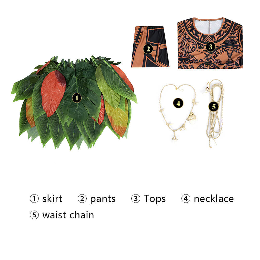 Moana 2 Maui Cosplay Costume