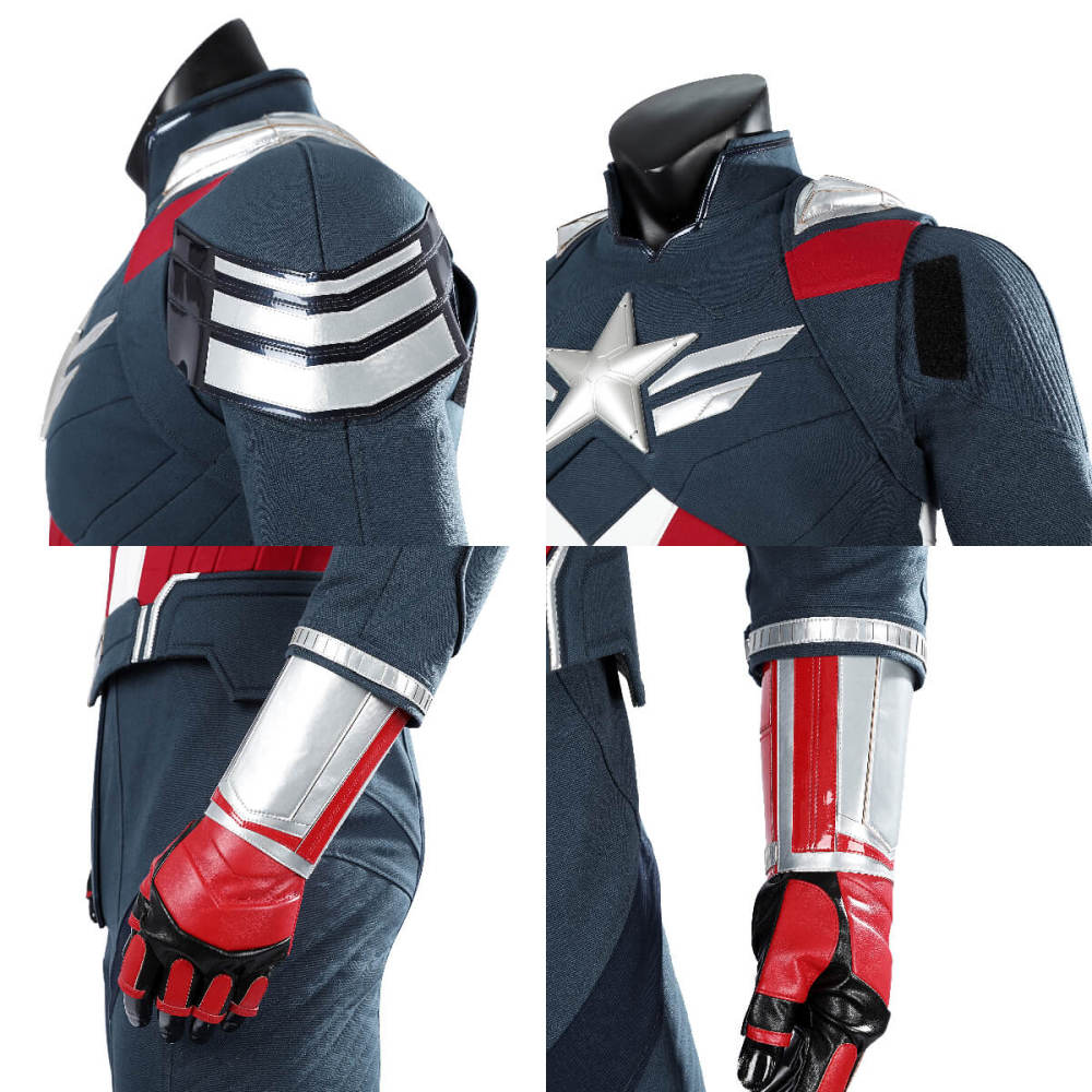 Captain America Brave New World Sam Wilson Cosplay Costume Top Level