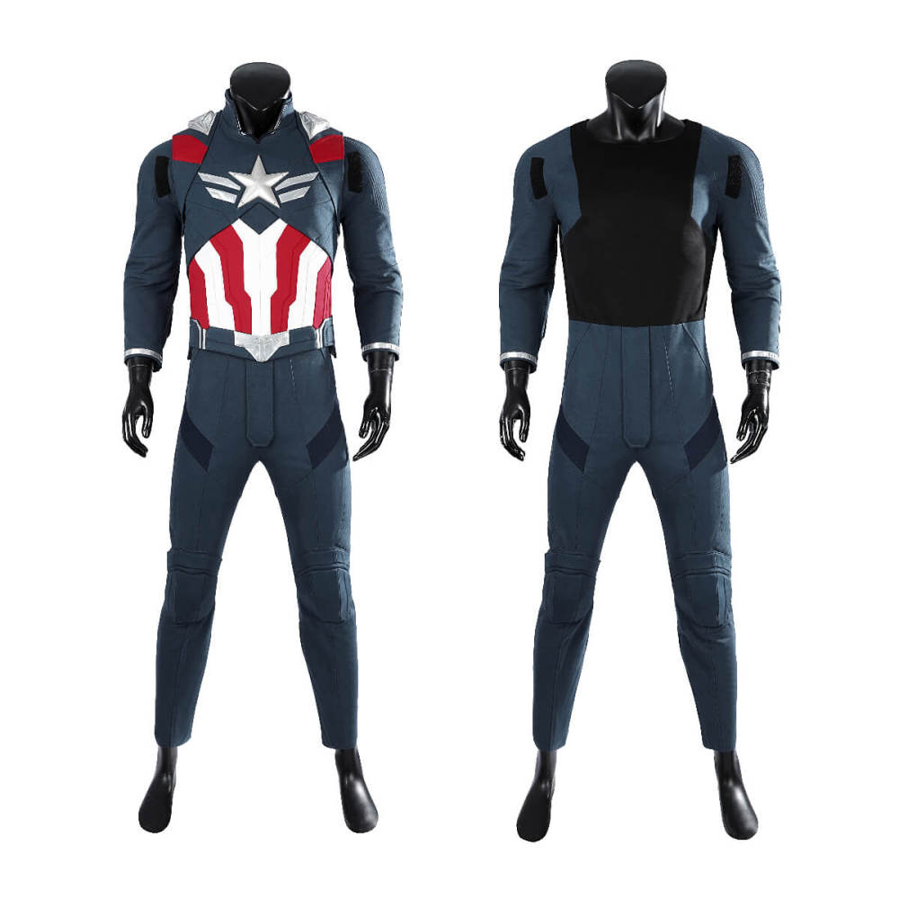 Captain America Brave New World Sam Wilson Cosplay Costume Top Level