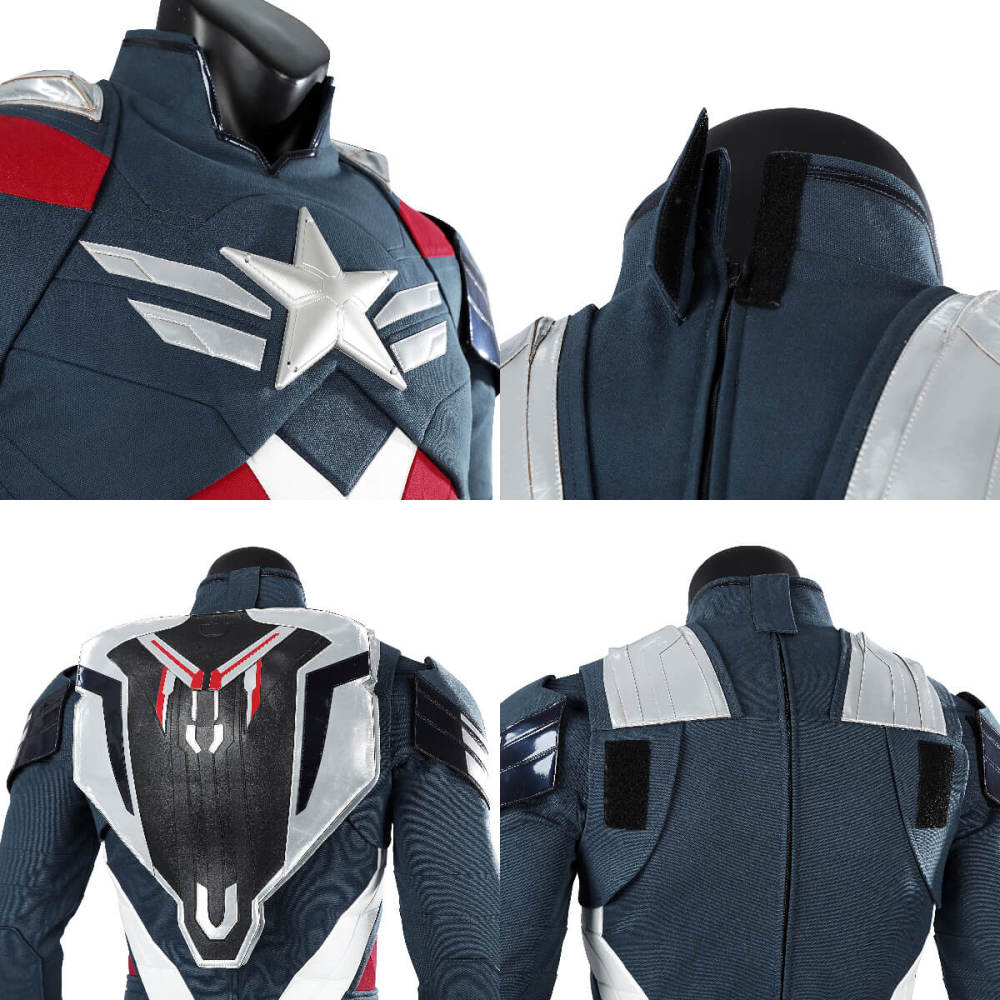 Captain America Brave New World Sam Wilson Cosplay Costume Top Level