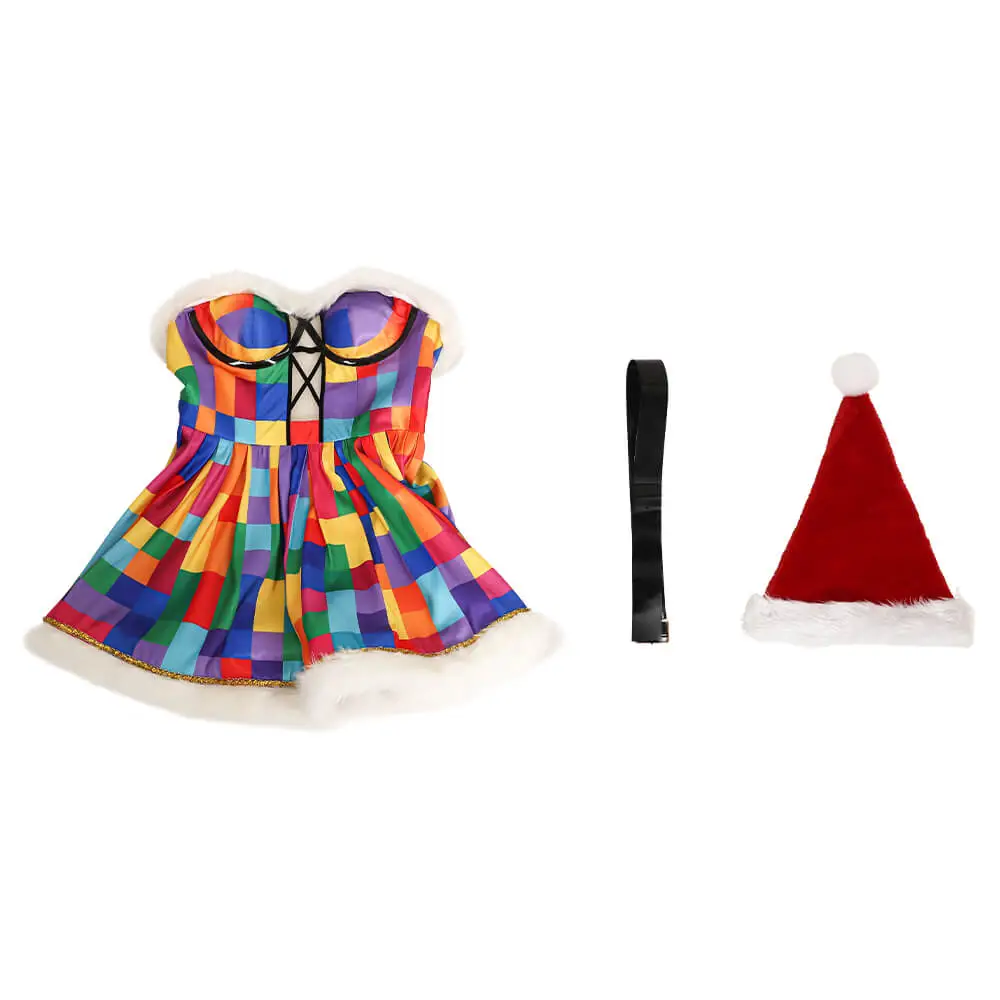 2024 Unique Starlight Christmas Costume Colorful Dress for Party Hallowcos