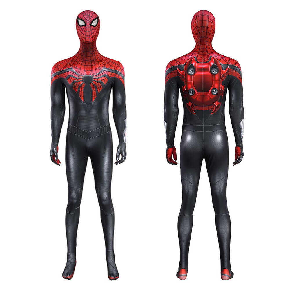 Spider-Man 2 PS5 Superior Spiderman Cosplay Costume Printed Style