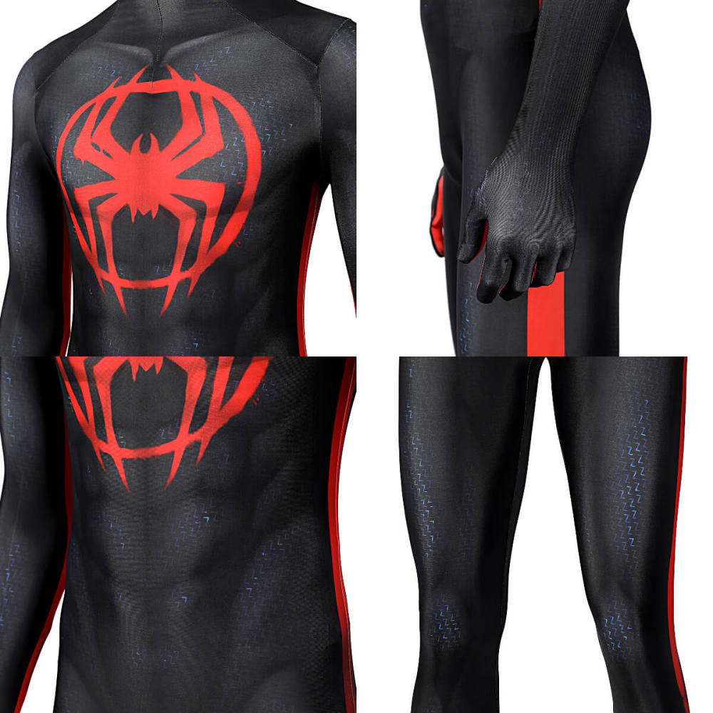 Across the Spider-Verse Miles Morales Spider-Man Cosplay Costume