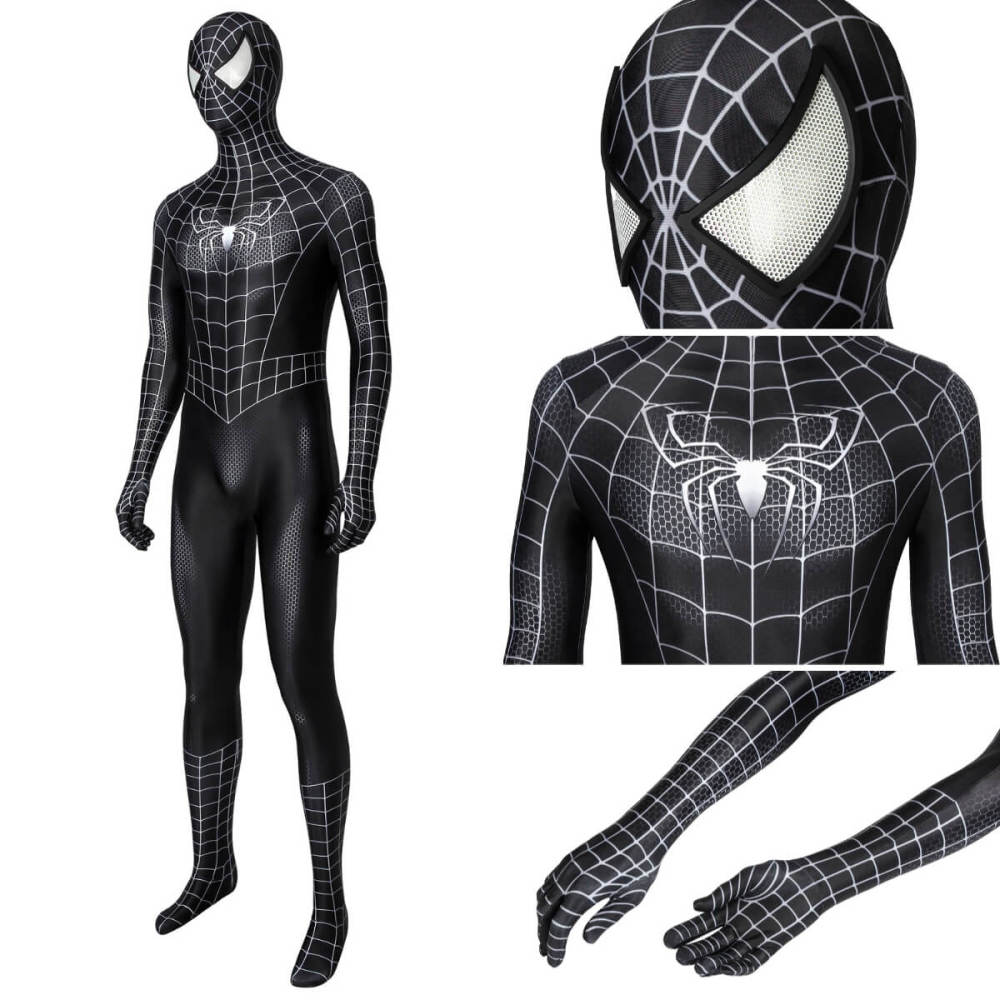 Spider-Man 3 Venom Eddie Brock Cosplay Costume