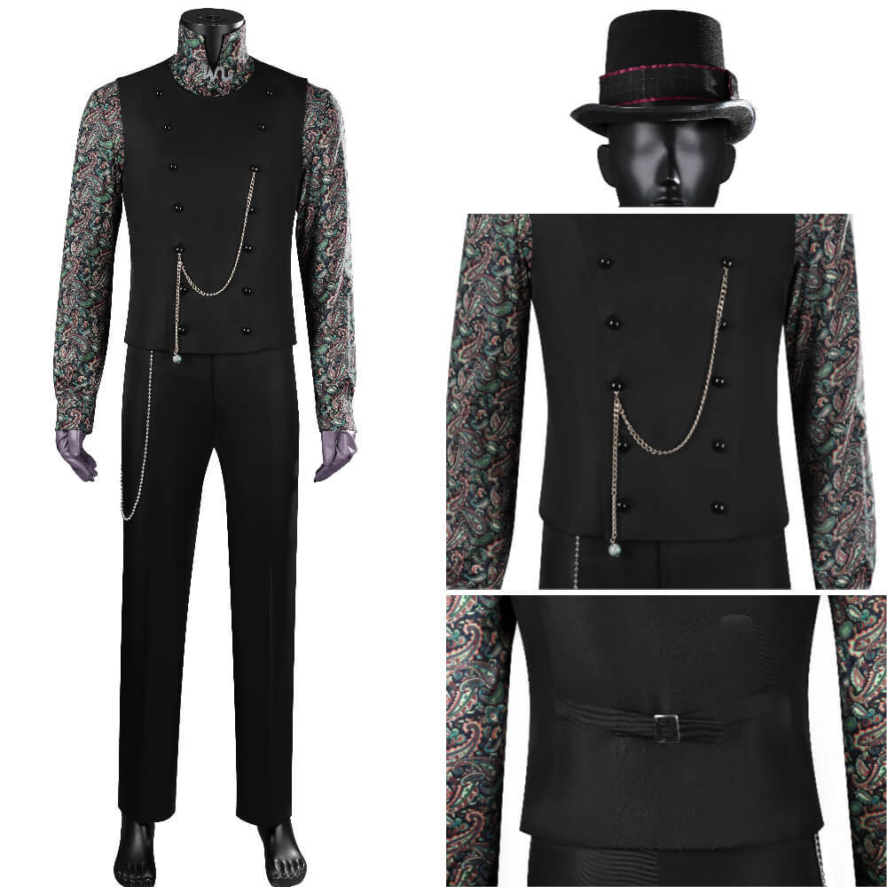 Willy Wonka 2005 Cosplay Costume Charlie and the Chocolate Factory