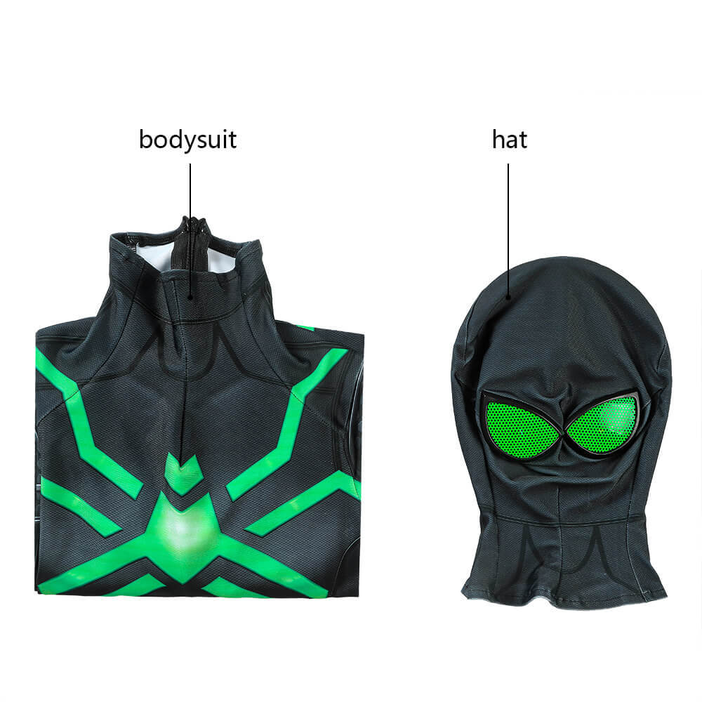 Kids Spider-Man Stealth Big Time Suit PS4 Cosplay Costume