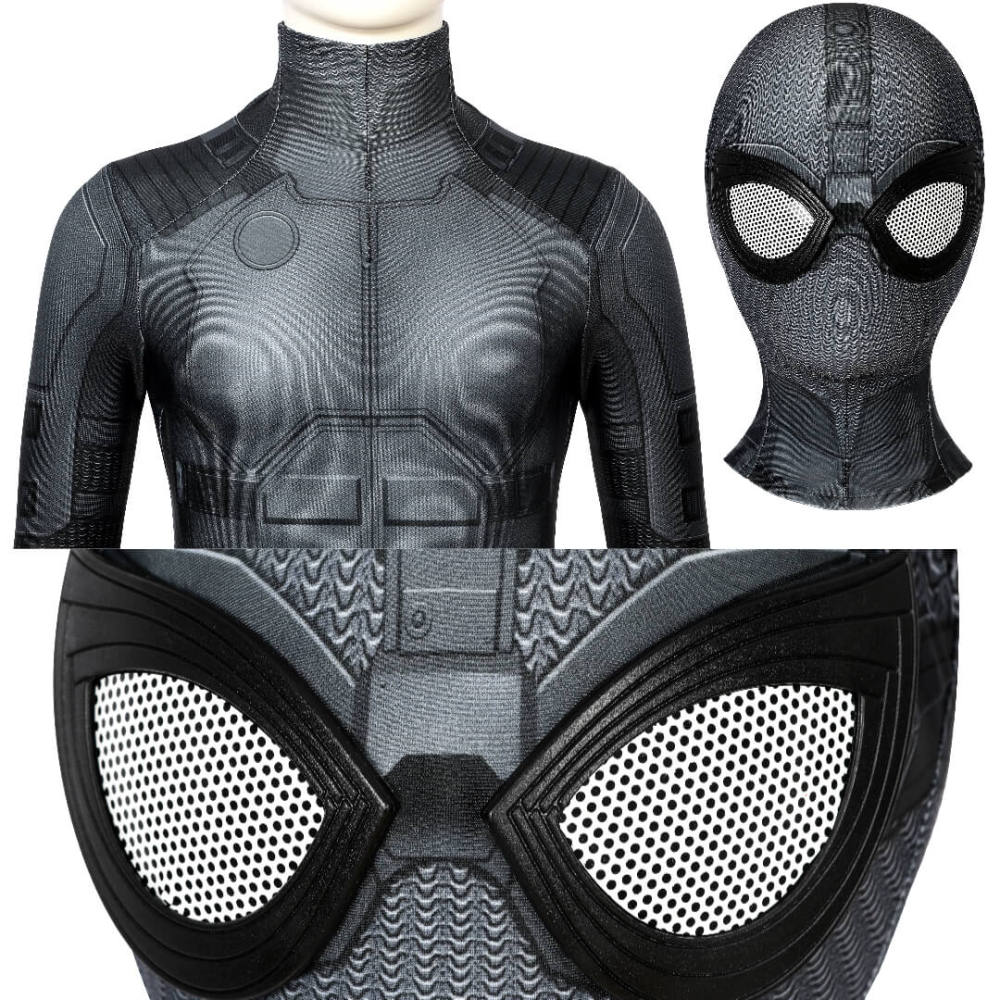 Kids Spider-Man Far From Home Night Monkey Stealth Suit Cosplay Costume
