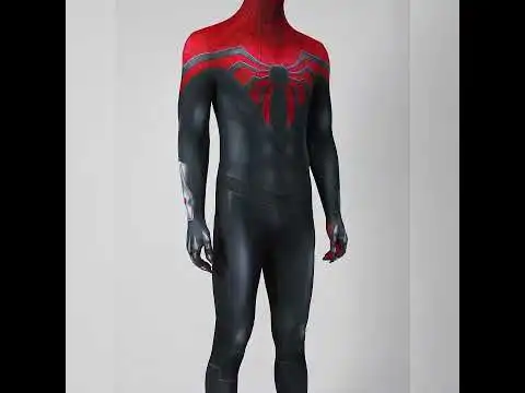 Spider-Man 2 PS5 Superior Spiderman Cosplay Costume Printed Style