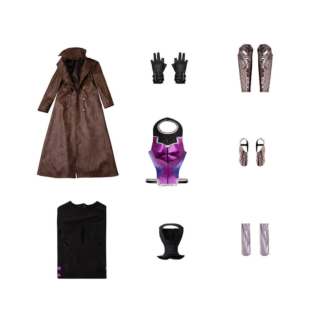 Deadpool 3 Gambit Cosplay Costume Deadpool and Wolverine