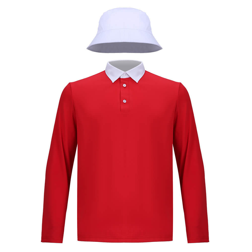 Gilligan's Island Bob Denver Cosplay Costume Shirt Hat