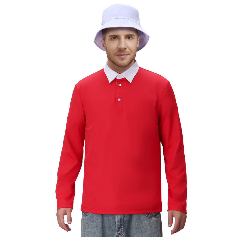 Gilligan's Island Bob Denver Cosplay Costume Shirt Hat