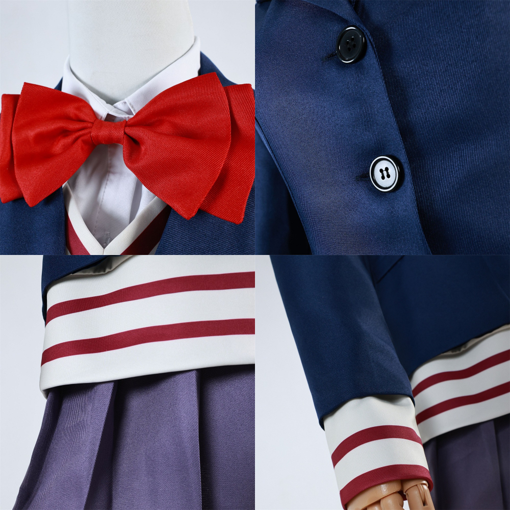 Dandadan Aira Shiratori Cosplay Costume Wig Dan Da Dan School Uniform