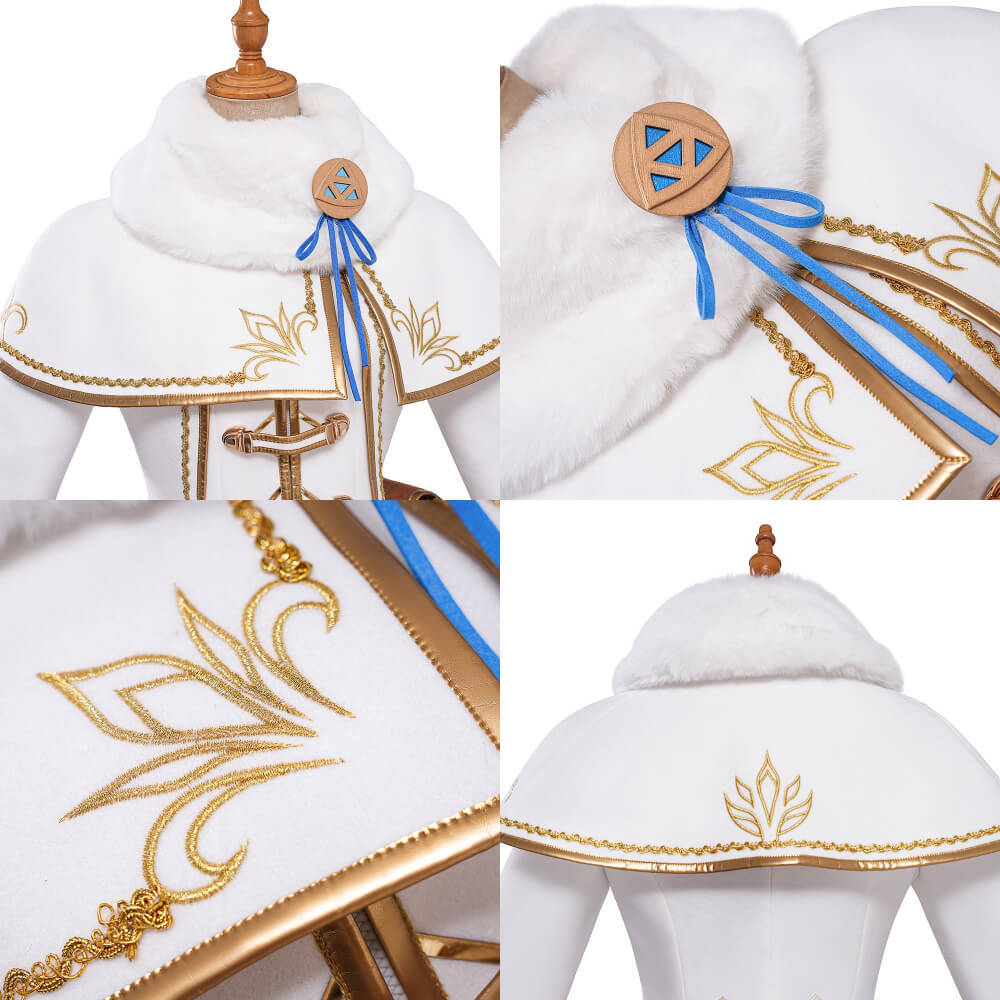 Princess Zelda Winter Clothes Cosplay Costume