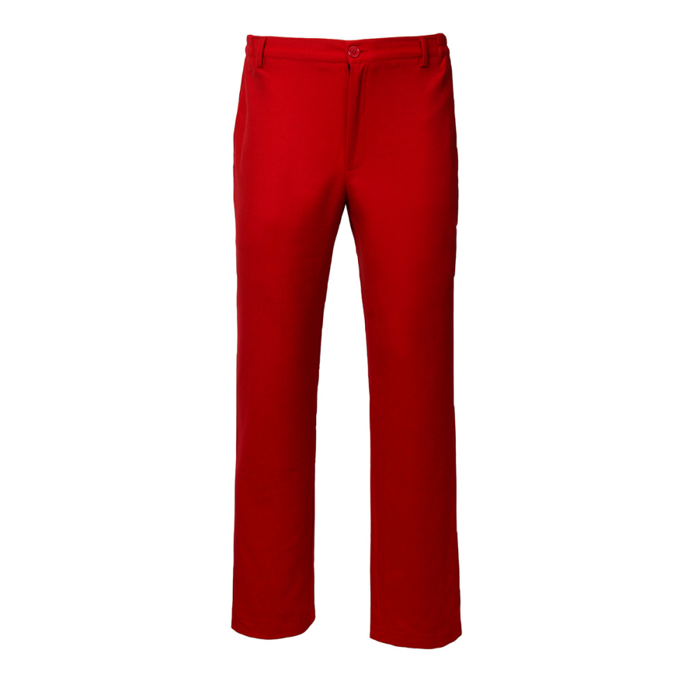 JIACHIL Mens Dress Pants Slim Fit Solid Color Skinny Red Trousers Classic Business Casual Suit Pants