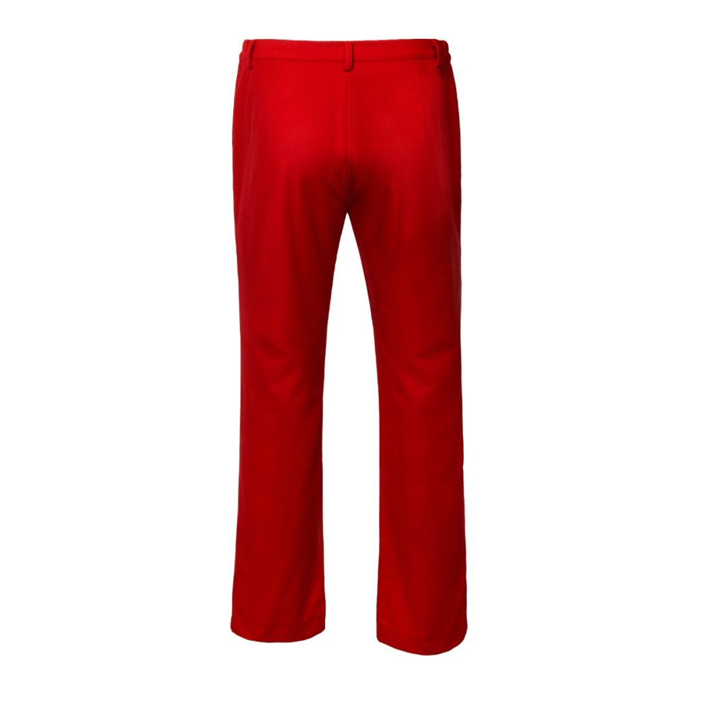 JIACHIL Mens Dress Pants Slim Fit Solid Color Skinny Red Trousers Classic Business Casual Suit Pants