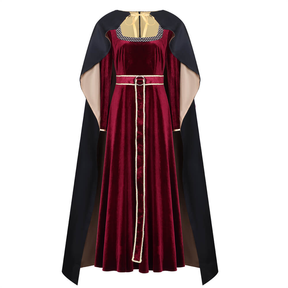 Tangled Mother Gothel Cosplay Costume Party Dress