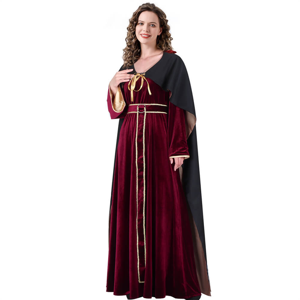 Tangled Mother Gothel Cosplay Costume Party Dress