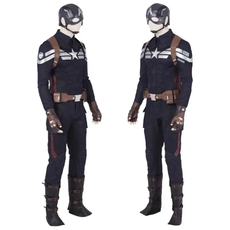 Captain America: The Winter Soldier Steve Rogers Cosplay Costume