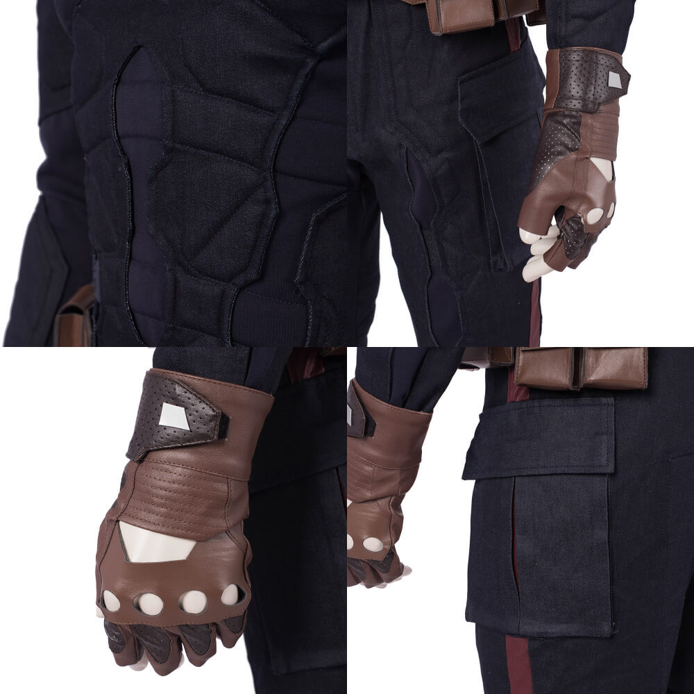 Captain America: The Winter Soldier Steve Rogers Cosplay Costume