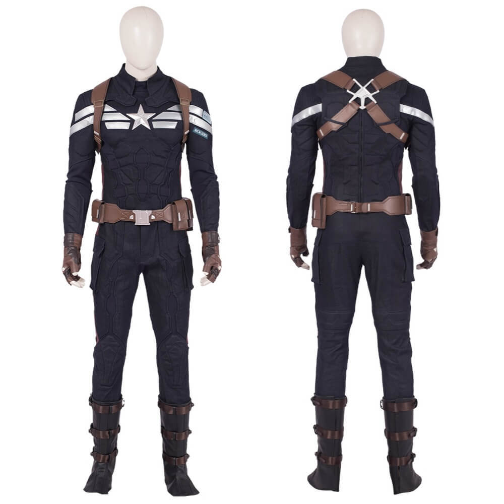 Captain America: The Winter Soldier Steve Rogers Cosplay Costume