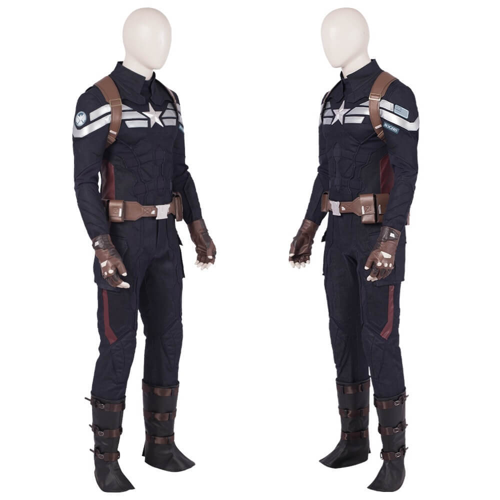 Captain America: The Winter Soldier Steve Rogers Cosplay Costume