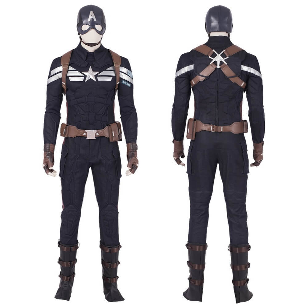 Captain America: The Winter Soldier Steve Rogers Cosplay Costume