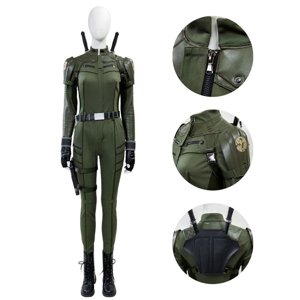 Thunderbolts Yelena Belova Black Widow Cosplay Costume