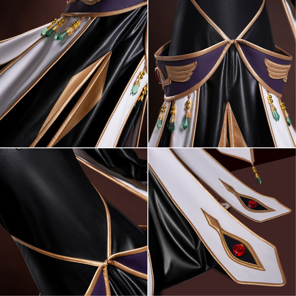 Code Geass C.C. Empress Outfit Britannian Cosplay Costume